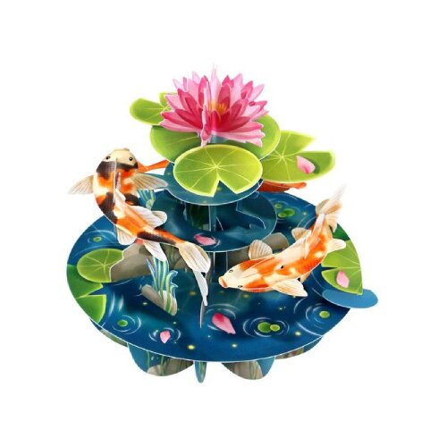 Santoro Pirouettes - Čestitka 3D - Pirouettes, Koi Carp Slike