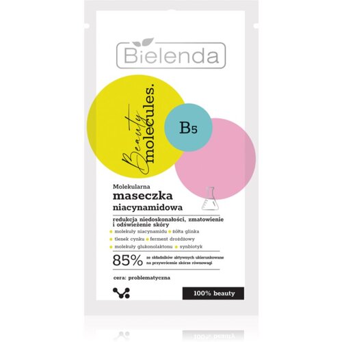 Bielenda Beauty Molecules čistilna maska za obraz 8 g Cene