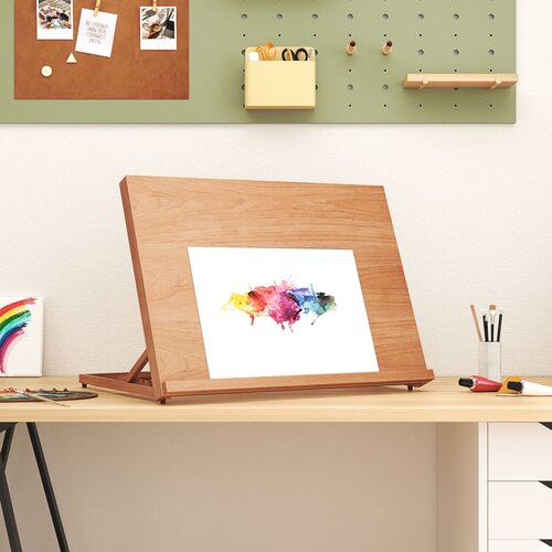 vidaXL Stolni štafelaj 65 x 48 x 7 cm od masivne borovine Cijene