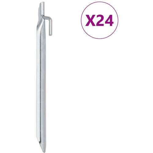 vidaXL Klinovi za šator V-oblika 24 kom 24 cm Ø 20 mm pocinčani čelik Cijene