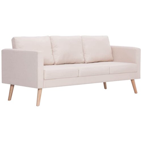 Maison Chic kavč - Sofa - Kanape trosed iz blaga krem, (21726455) Cene