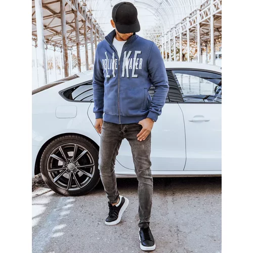 DStreet Men's sweatshirt with an indigo BX5411 print