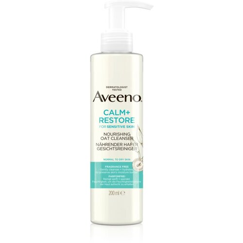 Aveeno Calm + Restore čistilni gel za obraz za občutljivo kožo 200 ml Cene