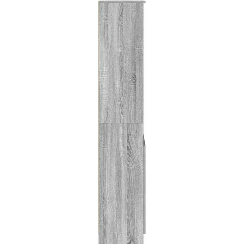  Visoka komoda siva sonome 50x35x180 cm od konstruiranog drva Slike