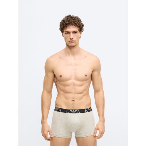 Emporio Armani Bokserice bež melange / crna / bijela Slike