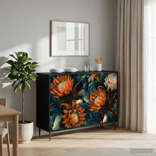  Kreveta LOCHEM Crni hrast 102 x 33 x 76 cm Konstruirano drvo Cene