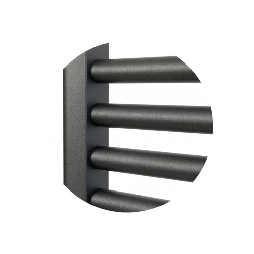 Bial kopalni&amp;scaron;ki cevni radiator sora 450 x 1374 mm (antracit) Slike