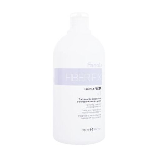 Fanola Fiber Fix Bond Fixer N.1 regenerirajuća njega za obojenu i izbijeljenu kosu 500 ml za ženske Slike