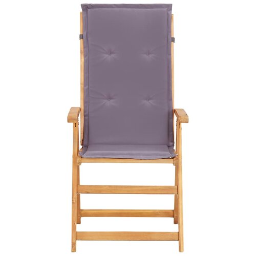 Maison Chic Vrtni stoli - Stol za vrt s prilagodljivim naslonjalom 2 kosa rjava akacija JS1998, (21876913) Cene