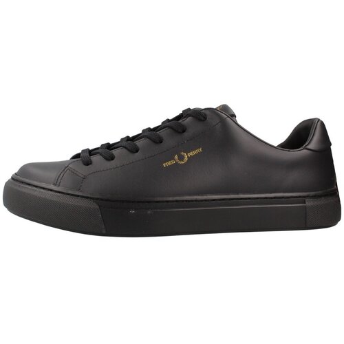 Fred Perry Modne superge B71 Leather Črna Slike