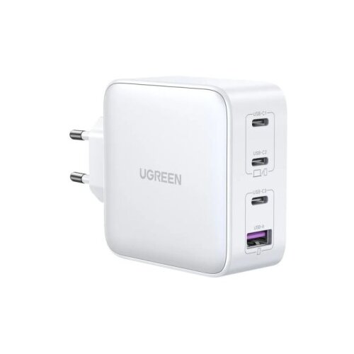 Ugreen USB-A in 3x USB-C 100W GaN hitri polnilec - box Bel Cene