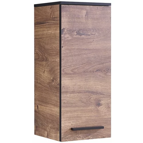 Pelipal Rjava stenska kopalniška omarica v hrastovem dekorju 30x72 cm Set 374 - Pelipal