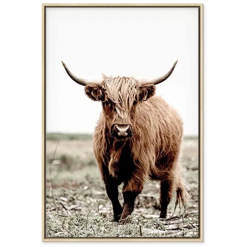  Slika - Young Stag (1 Part) Vertical 80x120 U prirodnom drvenom okviru Slike