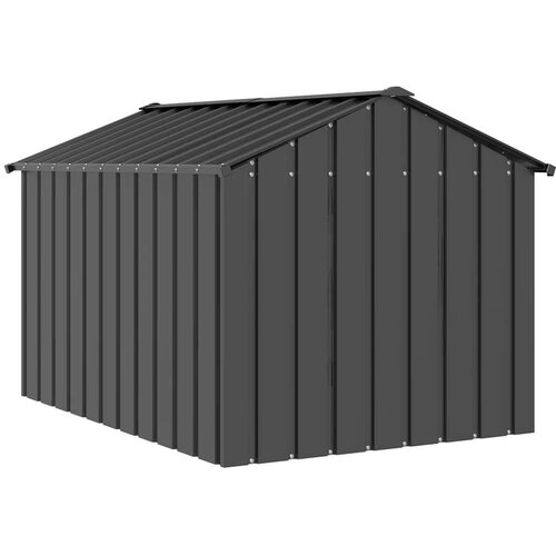 vidaXL Kućica za pse s krovom 113x153x101 cm pocinčani čelik Cijene