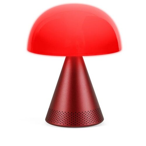 Lexon MINA L AUDIO prijenosna lampa s Bluetooth zvučnikom - Tamno Crvena Slike