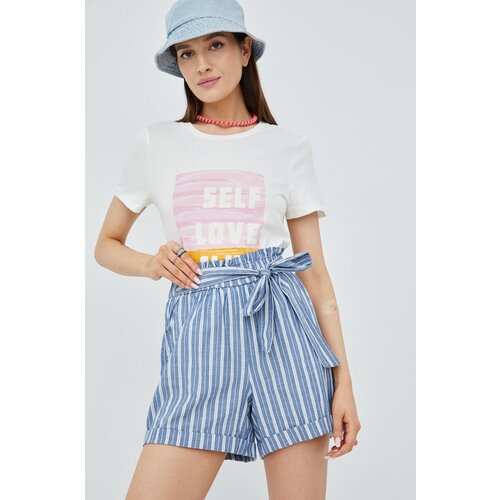 Vero Moda Bombažne kratke hlače žensko, Slike