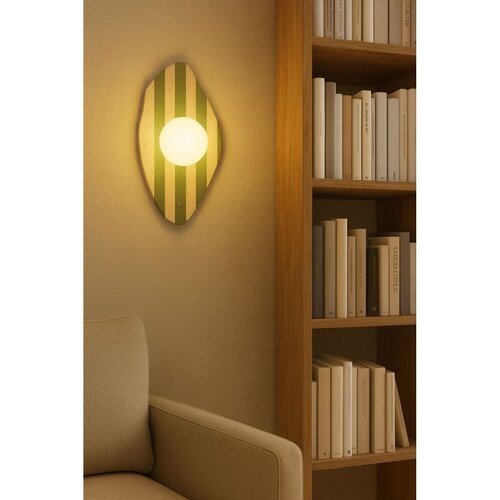 Opviq zidna lampa Espe, 1 × G9, bež / bela / zelena Cene