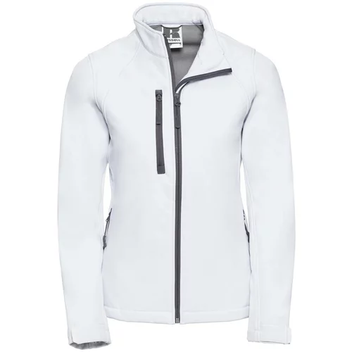 RUSSELL White Women's Soft Shell Jacket