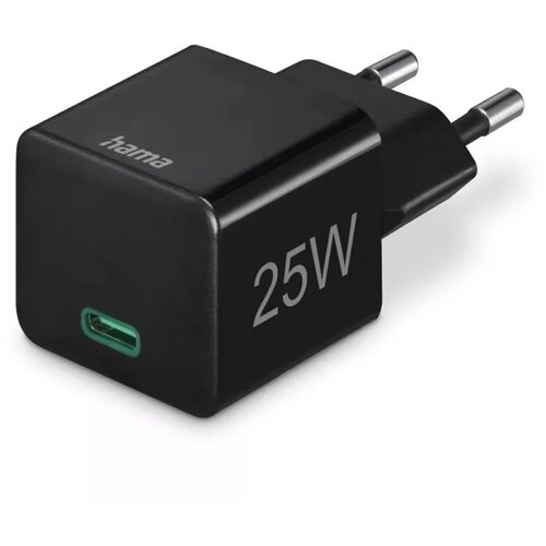 Hama Kucni punjac Brzi USB-C PD/Qualcomm, 25W, crni Slike