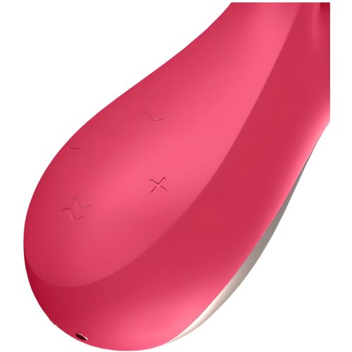 Satisfyer Rabbit vibrator Mono Flex APP rdeč Cene