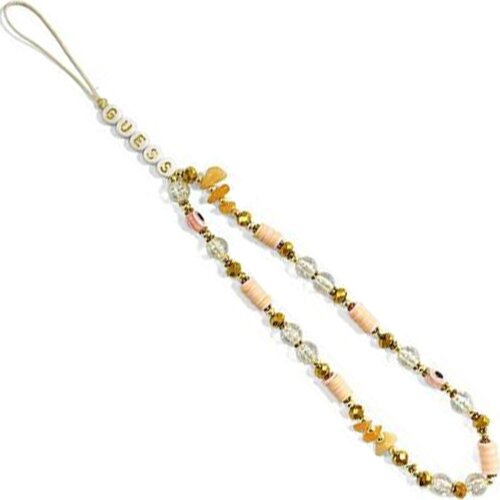 Guess PHONE STRAP GUSTBOHP BROWN BEADS BOHEMIA OBESEK ZA TELEFON, (21833626) Cene