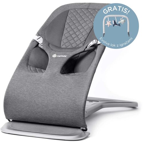 Ergobaby ležaljka Evolve 3u1- Charcoal Grey Cijene