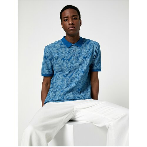 Koton Polo T-shirt - Blue - Slim fit Cene
