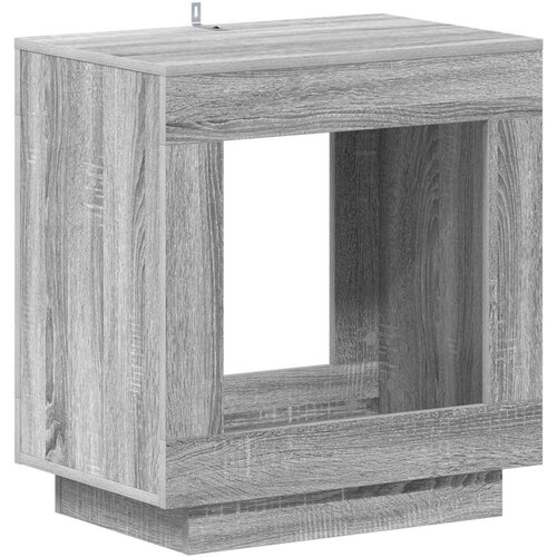  Bocni stol Sivi Sonoma 60 x 40 x 65 cm Konstrukcijsko drvo Cene