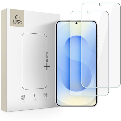 TECH-PROTECT KALJENO STEKLO GLASS FIT+ ZA SAMSUNG GALAXY S26+, 2 KOMADA, PROZORNO, (5000334318) Slike