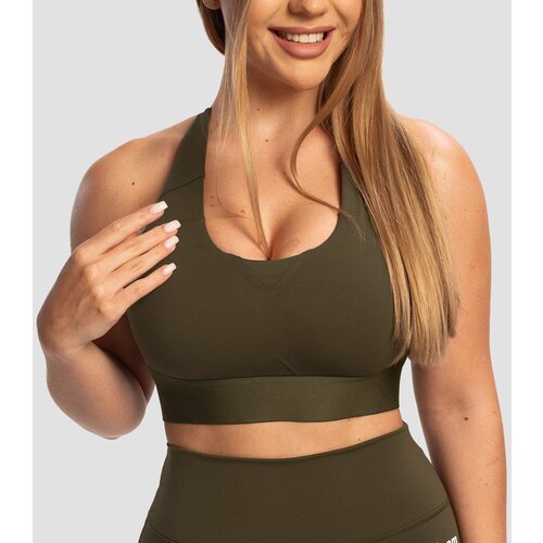 GymBeam limitless sports bra espresso Slike