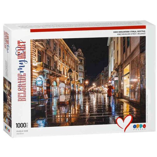 Oddo Puzzle Slagalica Knez Mihailova Puzzles Belgrade My Heart Collection slagalice 960476, 1000 delova Cene