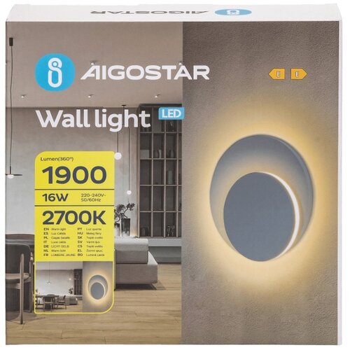 Aigostar led zidno svetlo LED/16W/230V 2700K belo Slike