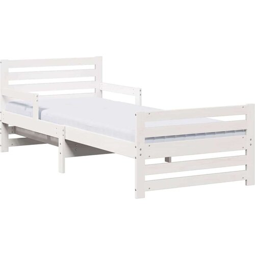  Okvir za krevet s madracem Bijelo 80 x 200 cm Slike