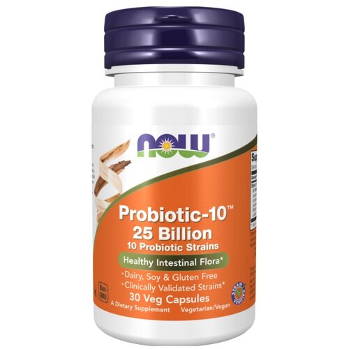 Now Foods Probiotici-10 s 25 milijardi korisnih bakterija NOW, 160 mg (30 kapsula) Cene