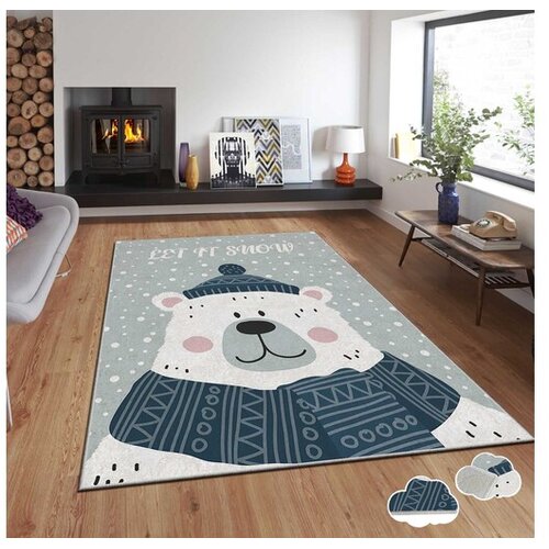 Conceptum Hypnose Tepih sa novogodi&scaron;njim motivima Asr-Crpt-95, Pravougaoni, 100 x 140 cm, &Scaron;areni Cijene