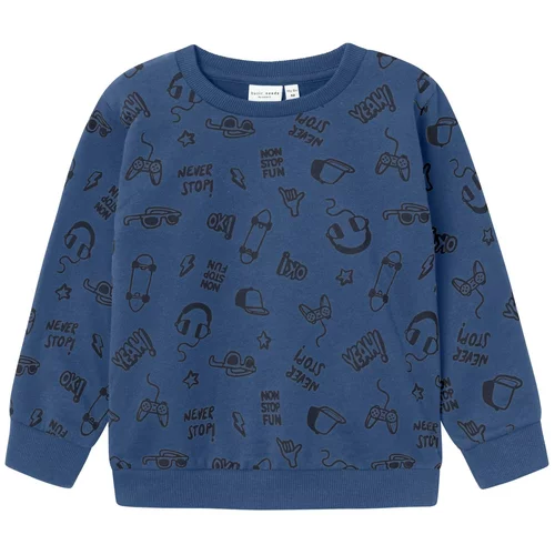 name it Sweater majica 'VIFELIX' plava / crna