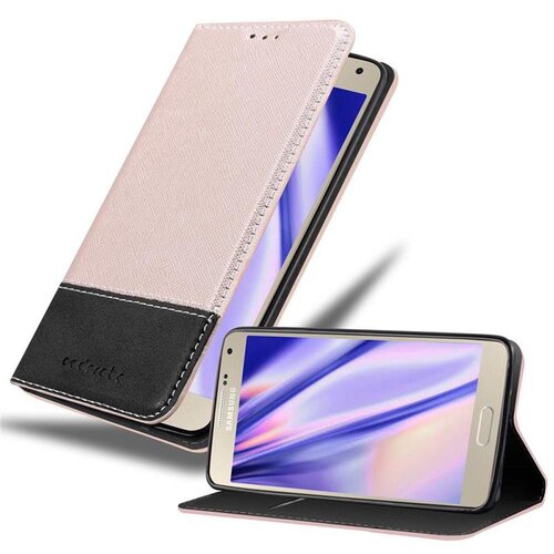Cadorabo Case, združljiv s Samsungom v rose Gold Black - za&scaron;čitni pokrov z magnetnim zapiranjem, stoječo funkcijo in režo za kartico, (20602599) Cene