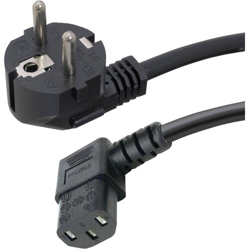 Hawa Priključni kabel za hladne naprave [ varnostni vtič - IEC vtičnica C13] črni 5 m 1008240, (20414153) Cene