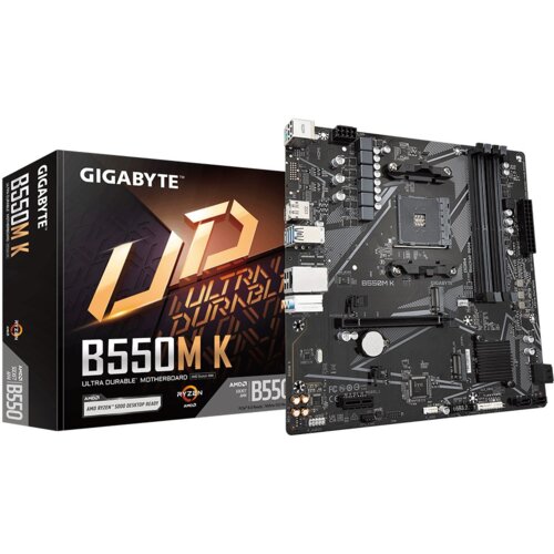 Gigabyte B550M K 1.0 matična ploča AMD B550 Priključnice AM4 Mikro ATX Cijene