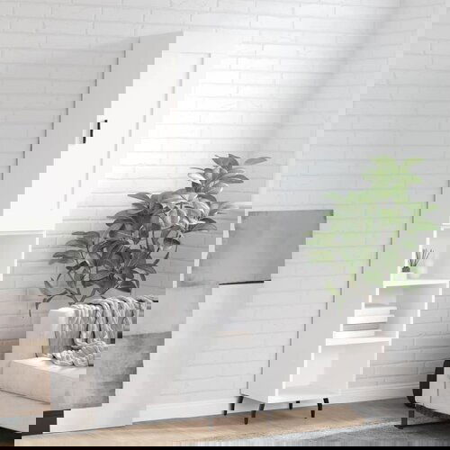 vidaXL Visoka komoda bijeli 34,5x34x180 cm od konstruiranog drva Cijene