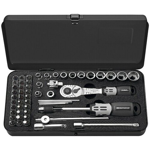 Matador Set nastavaka za nasadni ključ Metall (54 -dij., Veličina prihvata: &amp;frac14;&amp;Prime;) Slike