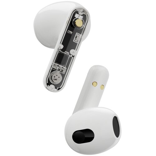 Streetz slu&amp;scaron;alice bluetooth TWS, prozorne BELE Slike