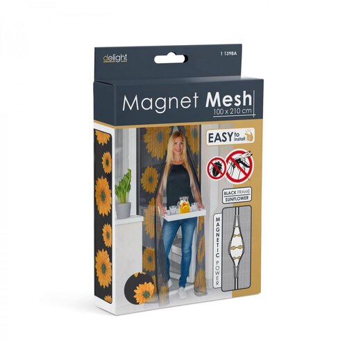 Delight Magnetna mreža proti komarjem za vrata 100 x 210 cm sončnice Slike