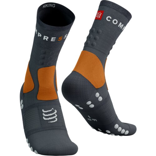 Čarape Compressport Hiking Socks Magnet/Autumn Glory - T3 Cijene