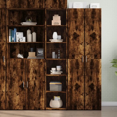  Visoka komoda boja hrasta 40x41x185 cm konstruirano drvo Cijene