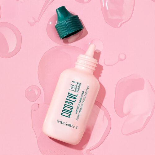 Coco &amp;amp; Eve Like A Virgin Miracle Hair Elixir eliksir brez spiranja za sijaj in mehkobo las 50 ml Slike