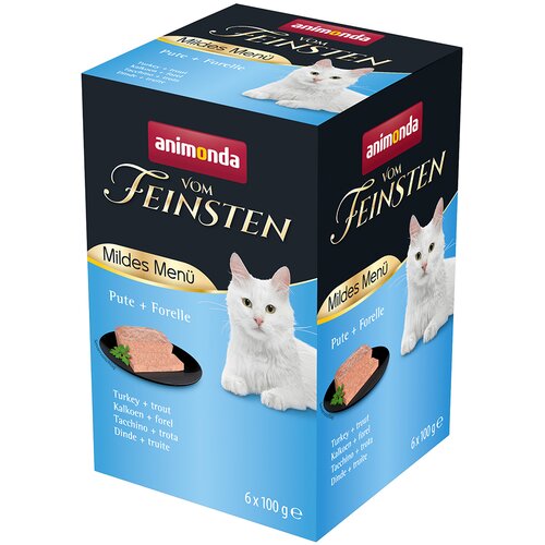 Animonda Varčno pakiranje vom Feinsten Mildes Menü Adult 36 x 100 g - Puran & postrv Cene