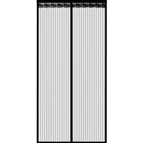 INF Komarnik za vrata z magnetnim zapiranjem 100 x 220 cm črn, (21275760) Slike