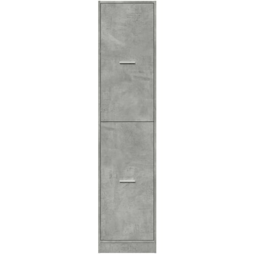 VidaXL Ormarić za lijekove boja betona 40x41x174,5cm konstruirano drvo Slike
