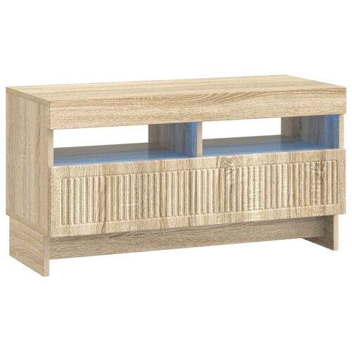  5-dijelni LED TV ormarić Hrast sonoma Konstruirano drvo - Hrast sonoma 81 cm Slike